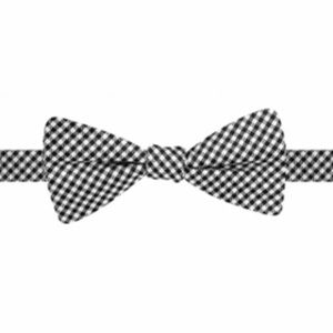 Countess Mara Gingham Checked One Size Bow Tie